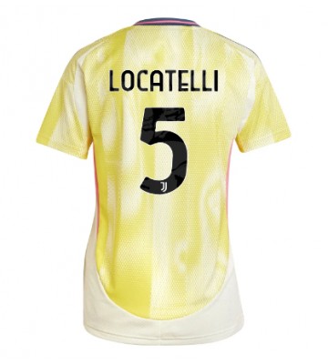 Juventus Manuel Locatelli #5 Segunda Equipación Mujer 2024-25 Manga Corta